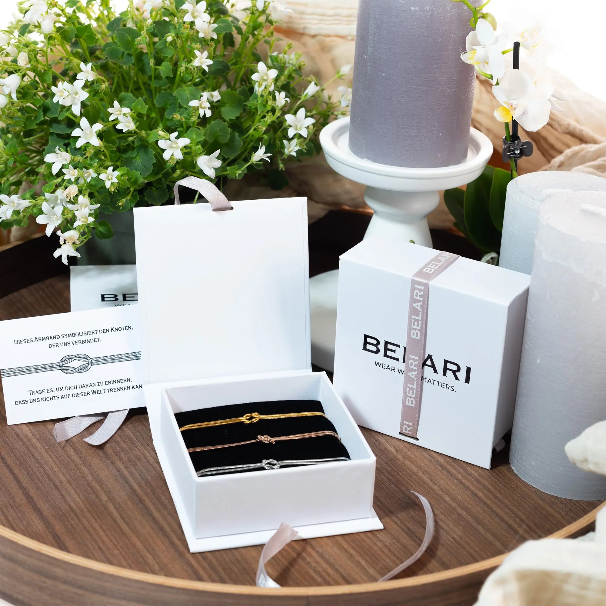 Belari Geschenkbox + Karte Belari