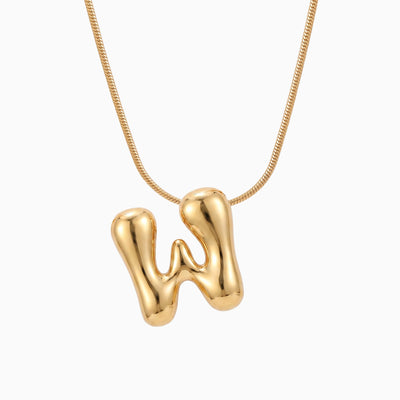 Bubble Buchstaben Halskette Belari