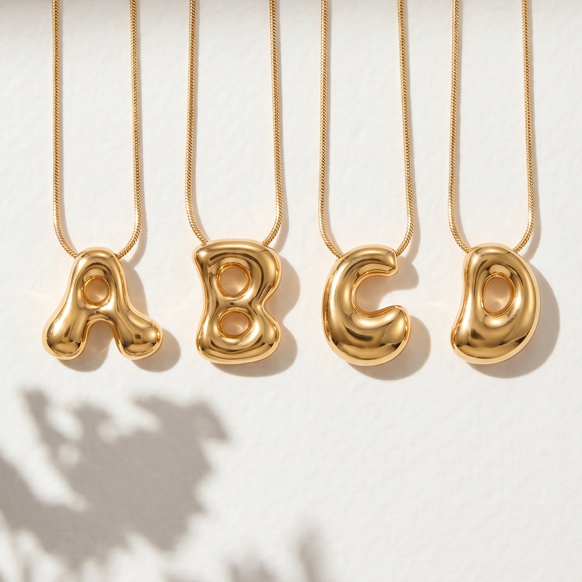 Bubble Buchstaben Halskette Belari